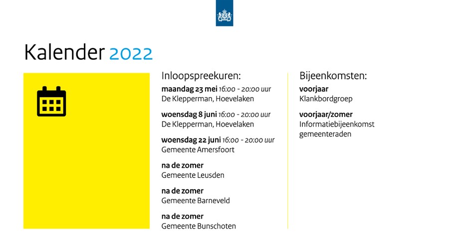 Bericht Voor in de agenda: inloopspreekuren project Knooppunt Hoevelaken  bekijken